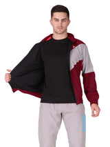 Fitinc Sports Wine Jacket for Men with Zipper Pockets - FITINC