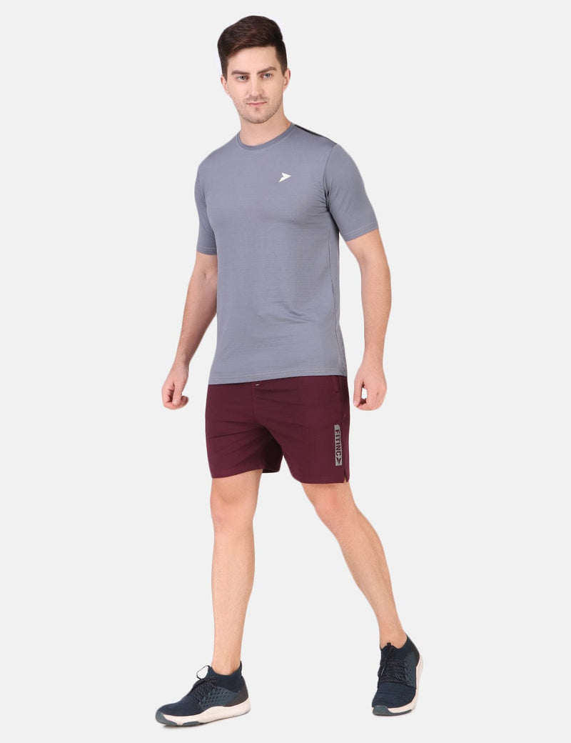 FITINC Stretchable Wine Shorts for Gym, Running, Jogging, Yoga & Cycling - FITINC
