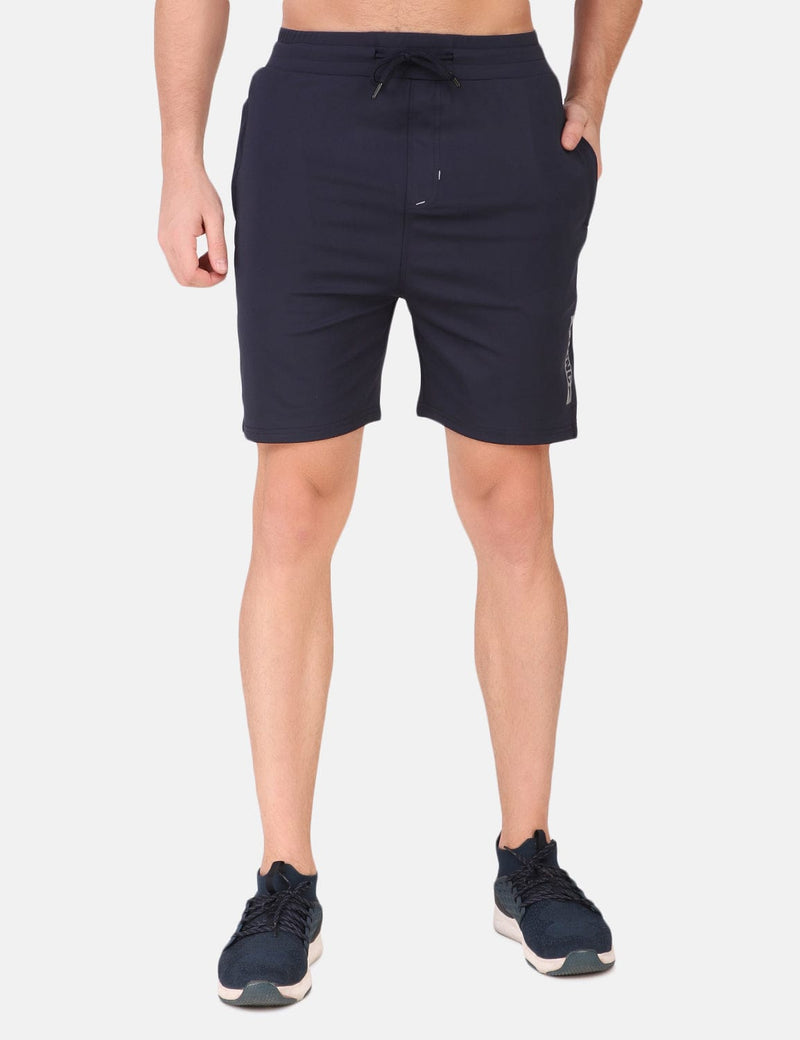Performance Stretch Workout Shorts Navy Blue – FITINC