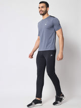 Fitinc Slimfit Black Trackpant for Gym & Yoga - FITINC