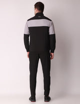 Fitinc Men’s Black Full Zip Tracksuit for Sports & Casual Occasion - FITINC